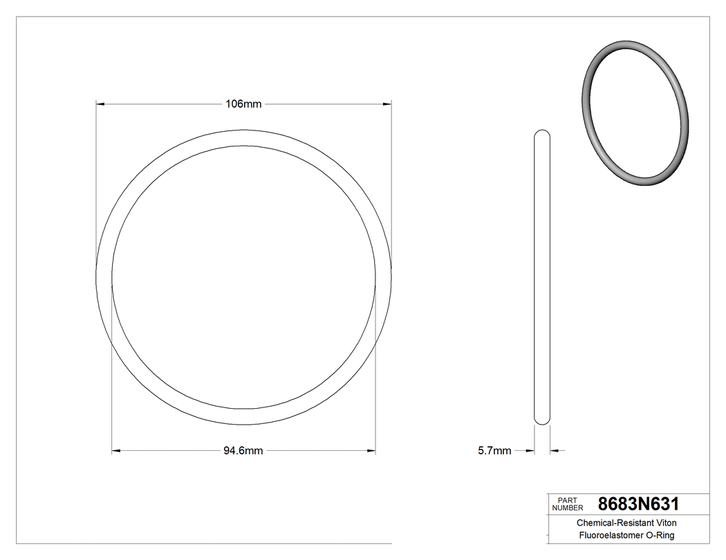 Technical drawing - 8683N631